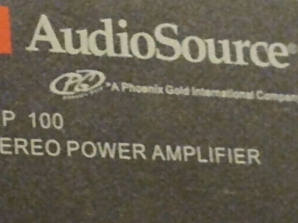 Audio source Stereo Power Amp