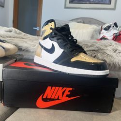 Jordan Gold Toe 1s Size 12