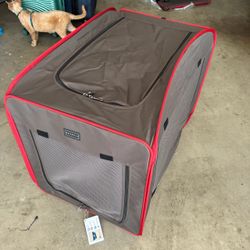 New Petsfit Portable Soft-Sided Pet Crate Large