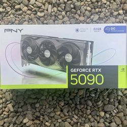 PNY Geforce RTX 5090 ARGB 32G OC GDDR7 PCI express 5.0 graphics card with triple fan 