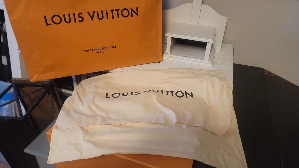 Louis Vuitton Box, Dust Bag & Bag