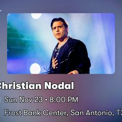 CHRISTIAN NODAL TICKET