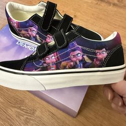 Size 3.0 Youth Vans X Kpop Demonhunter 