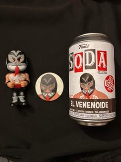 Funko Vinyl Soda Luchadores El Venenoide (Venom) collectible figure
