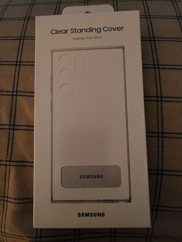 S22 Ultra Clear Standing Case NEW