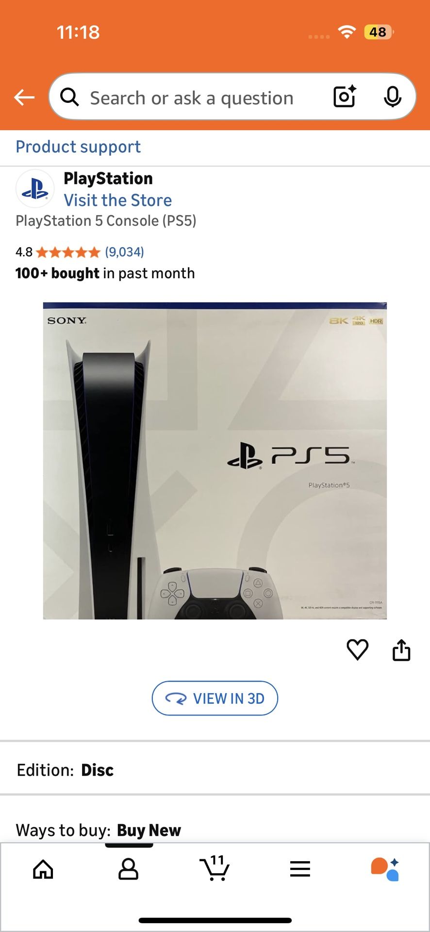 PlayStation 5 (Disc Version) – Excellent Condition – $450 OBO