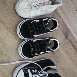3 Pairs Toddler Girl Shoes Size 8, 8 ½, 8