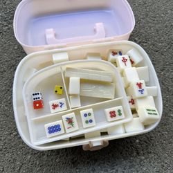 Portable Maj Jong Set- Travel Size Friendly
