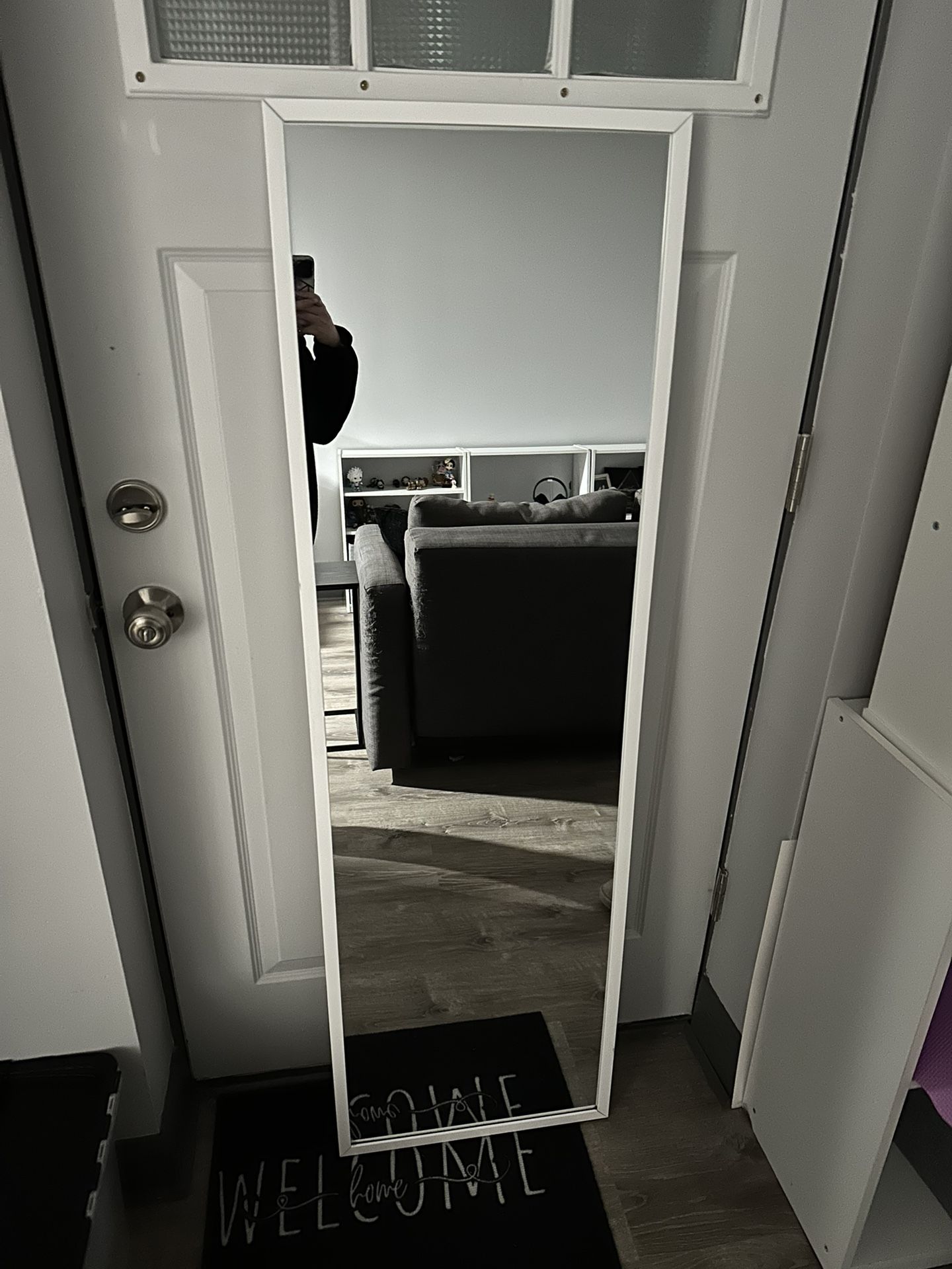 White Full Body Mirror