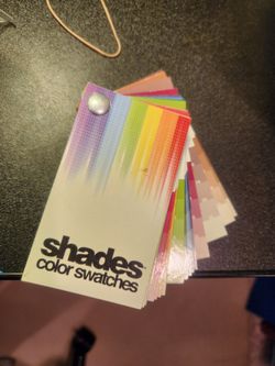 Shades Color Swatches Booklet