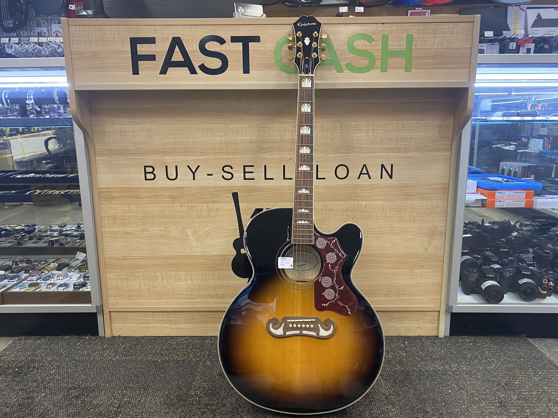 Epiphone EJ-200SCE Acoustic Electric Guitar