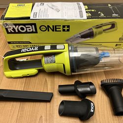RYOBI ONE+ 18V Cordless Wet/Dry Hand Vacuum (Tool Only)