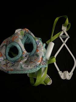 Baby doorway jumper/wipe warmer/walking activity toy