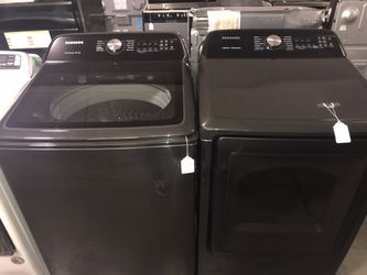 Samsung XL Top Load Washer & Electric Dryer