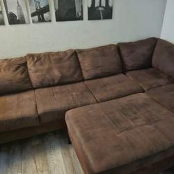 Couch And Ottoman For Sale $100