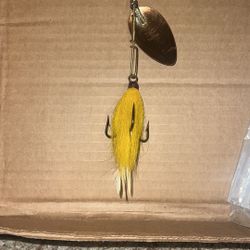 Vintage Yellow Fishing Lure