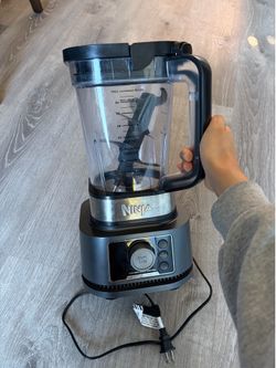 Ninja Foodi SS201 Power Blender & Processor Black/Silver With Dough Blade