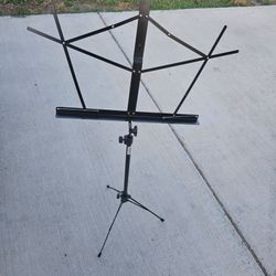 On Stage Compact Sheet Music Stand Metal Tripod Foldable