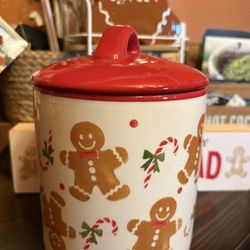 Gingerbread Cookie Canister