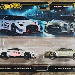 Hot Wheels 2 Pack Nissan GTR 