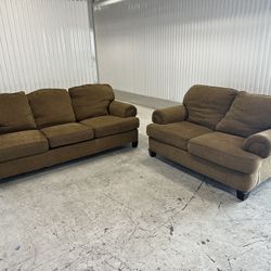 Comfy Brown Sofa Set 🔥🔥🔥