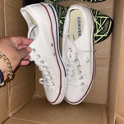 White Converse 
