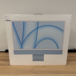iMac 24 inch 4.5K blue 