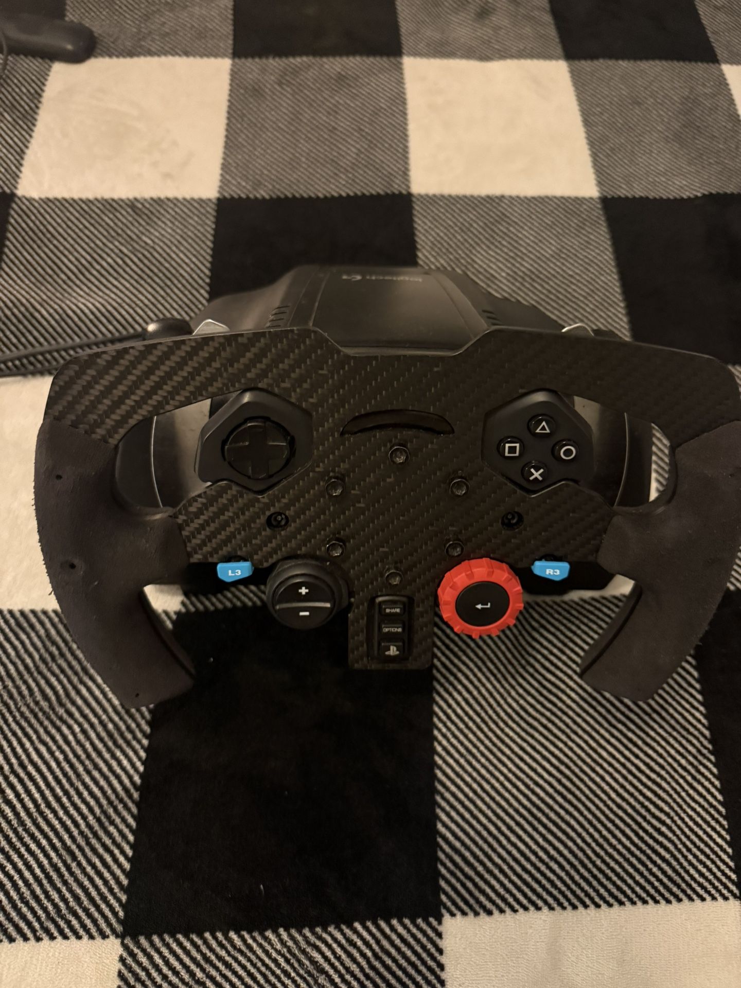 Logitech G29 With F1 Steering Wheel Mod Carbon Fiber