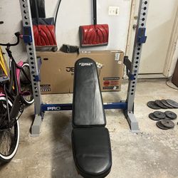 Fitness Gear Olympic Bench with Rack