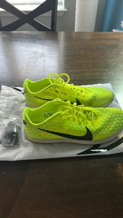 Nike Neon Yellow Track Spikes
