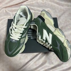 New Balance 9060 Green Casual Sneakers 