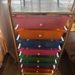 Multicolored Craft Drawers 