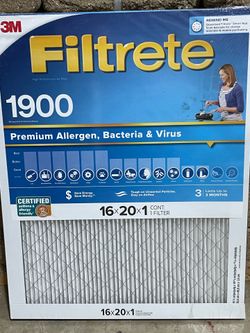 Filtrete Furnace filters (3) 16 x 20 by one
