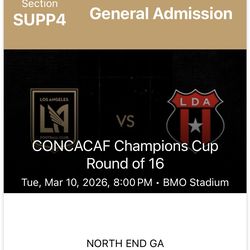 LAFC vs Alajuelense Tickets 3/10/26