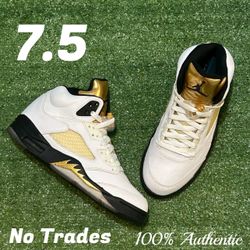 Size 7.5 Air Jordan 5 Retro “Olympic” 🏆