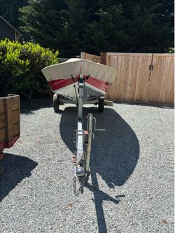 ALUMINUM 12’ DUROBOAT & KING SALT WATER TRAILER