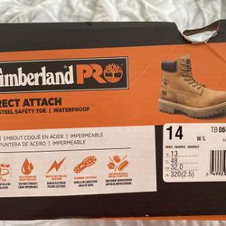 Timberland Steel Toed Boots 14
