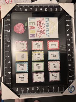 School Year Picture Frame