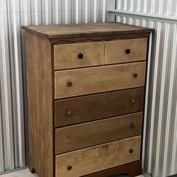 Wood stained Dresser