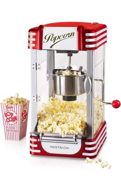 Nostalgia Electronics Tabletop Retro Series Kettle Popcorn Maker - RKP630.