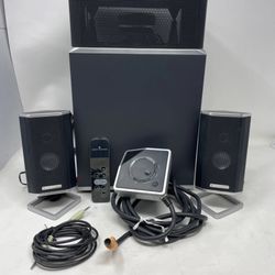 Altec Lansing FX4021 Amplified Speaker System Subwoofer Speakers Cntrl Pod Remot