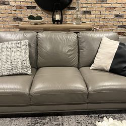 Grey Leather Sofas For Sale 