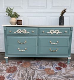 Refinished Bassett dresser/credenza