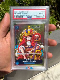 Luffy Convention Foil PSA 10