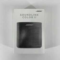 New Bose SoundLink Color 2 Wireless Portable Bluetooth Speaker Black 752195-0100