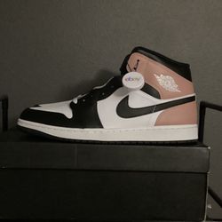 Jordan 1 White Rust Pink Black Size 12.5