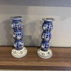 2 Candle Holders 