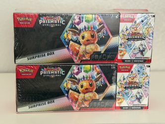 Prismatic Evolutions Surprise Box Booster Bundle