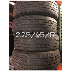 Used tires for sale 225/65/17 $160 all four free installation and balancing