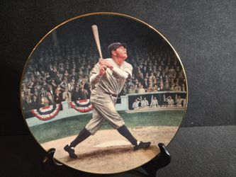 Babe Ruth " The CALLED Shot" Limited EDITION Collectors Plate